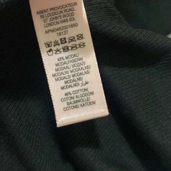 Agent Provocateur Ange Black 2-piece Set: Camisole / Brief AP4 Large - Picture 8 of 9